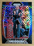 2017-18 Panini Prizm Prizms Red White and Blue #210 David Fizdale CO