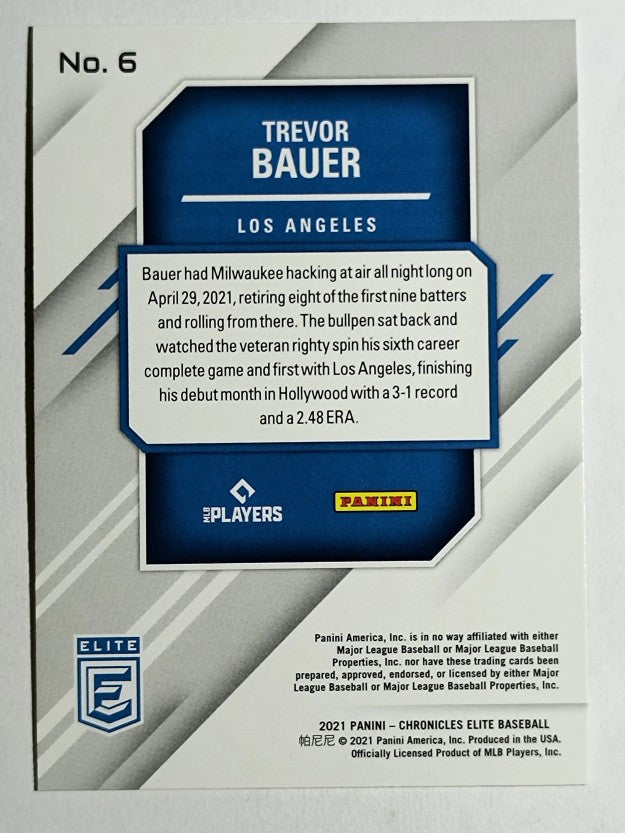 2021 Elite #6 Trevor Bauer