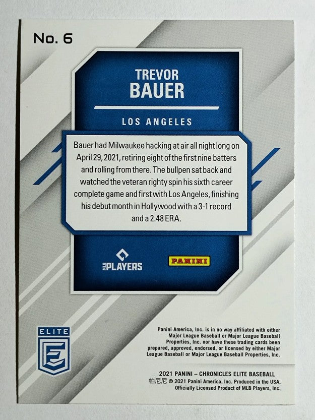 2021 Elite #6 Trevor Bauer
