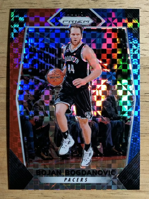 2017-18 Panini Prizm Prizms Red White and Blue #223 Bojan Bogdanovic