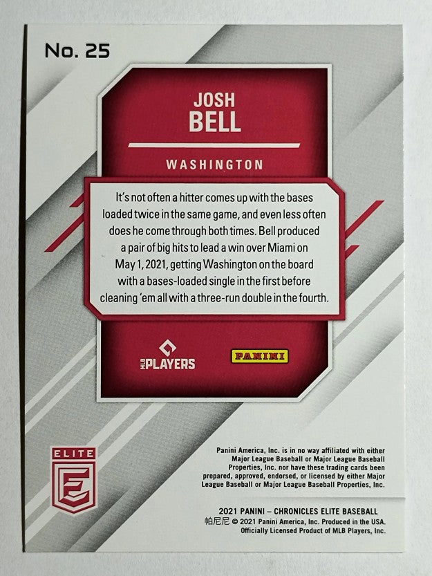 2021 Elite #25 Josh Bell