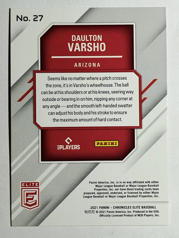 2021 Elite #27 Daulton Varsho RC
