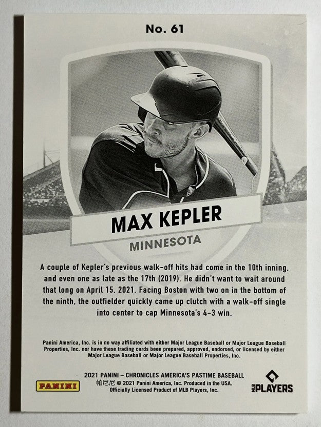 2021 Panini America's Pastime #61 Max Kepler