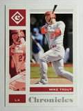 2021 Panini Chronicles #27 Mike Trout