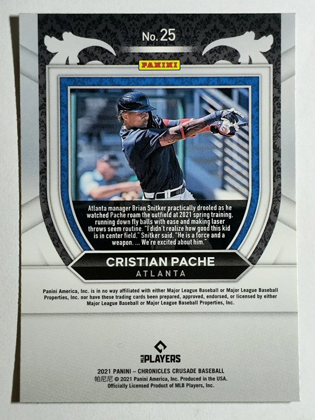 2021 Panini Crusade #25 Cristian Pache RC