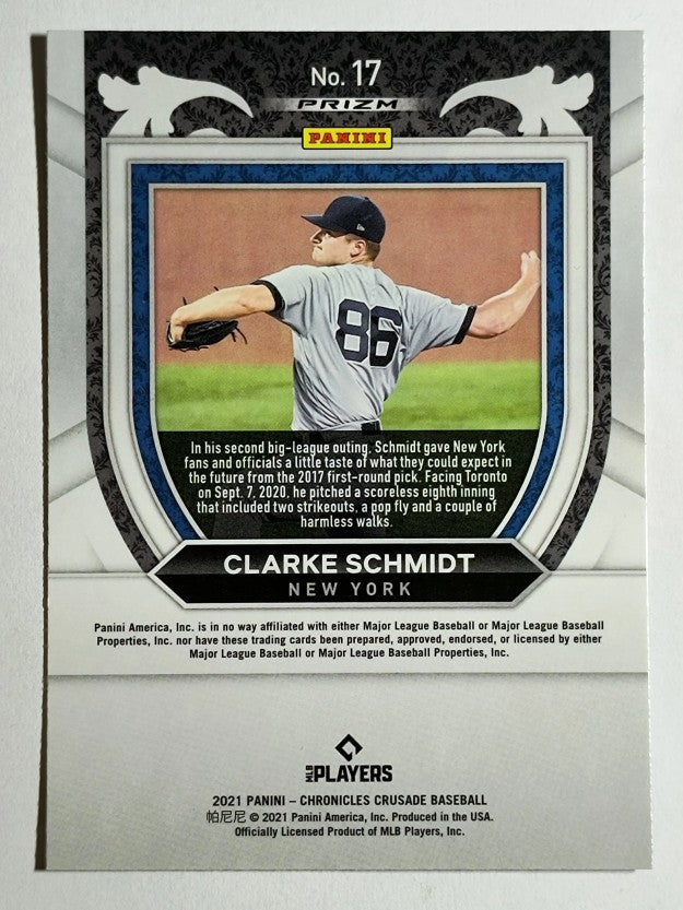 2021 Panini Crusade Building Blocks #17 Clarke Schmidt