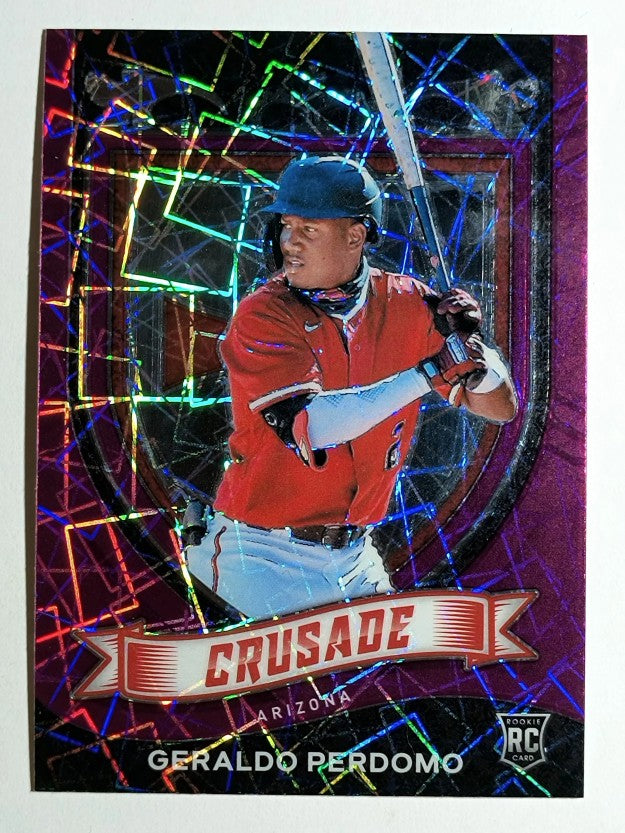 2021 Panini Crusade Purple Velocity #8 Geraldo Perdomo
