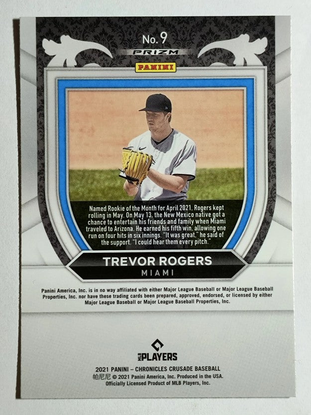 2021 Panini Crusade Purple Velocity #9 Trevor Rogers