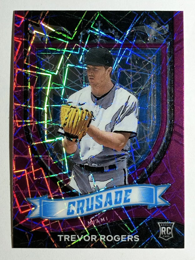 2021 Panini Crusade Purple Velocity #9 Trevor Rogers