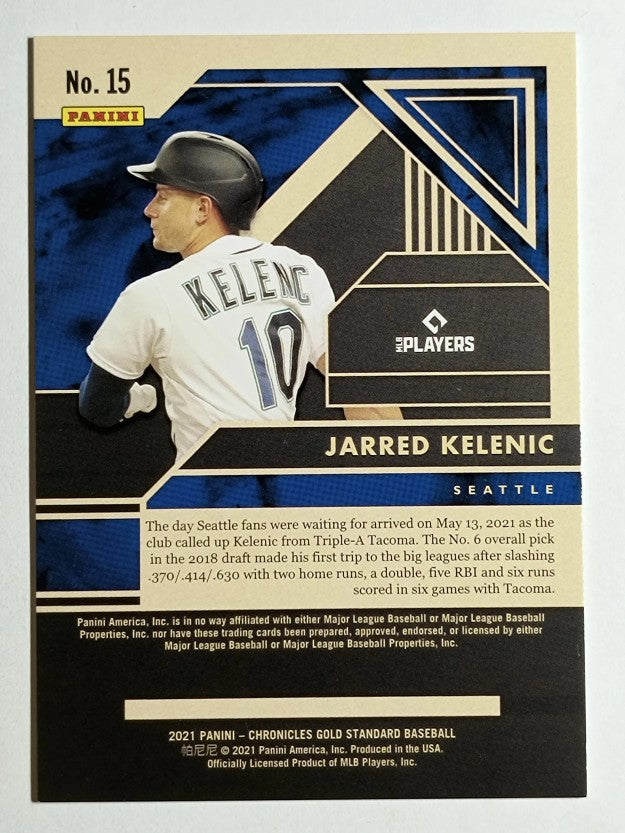 2021 Panini Gold Standard #15 Jarred Kelenic RC