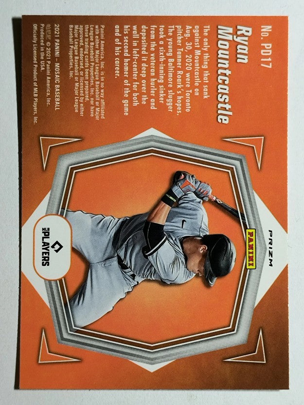 2021 Panini Mosaic Debuts Mosaic Green #17 Ryan Mountcastle