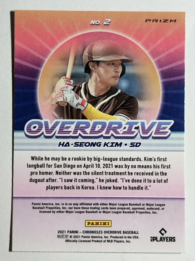 2021 Panini Overdrive Building Blocks #2 Ha-Seong Kim