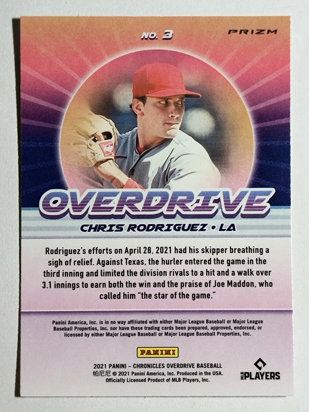 2021 Panini Overdrive Building Blocks #3 Chris Rodriguez