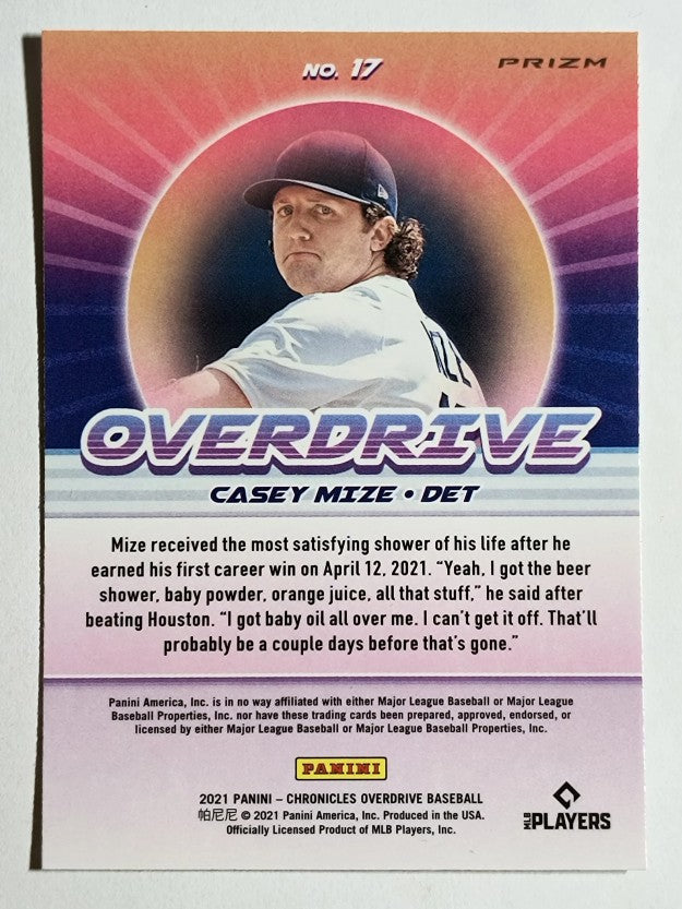 2021 Panini Overdrive Building Blocks #17 Casey Mize