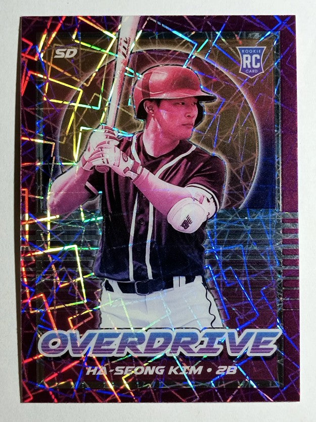 2021 Panini Overdrive Purple Velocity #2 Ha-Seong Kim