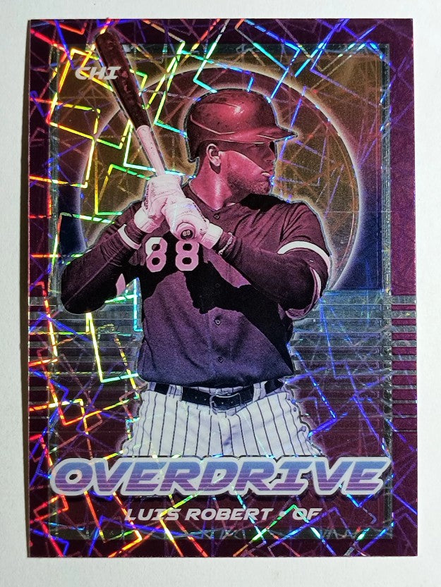 2021 Panini Overdrive Purple Velocity #15 Luis Robert