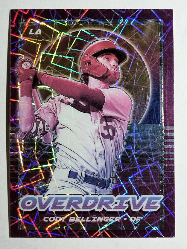 2021 Panini Overdrive Purple Velocity #19 Cody Bellinger