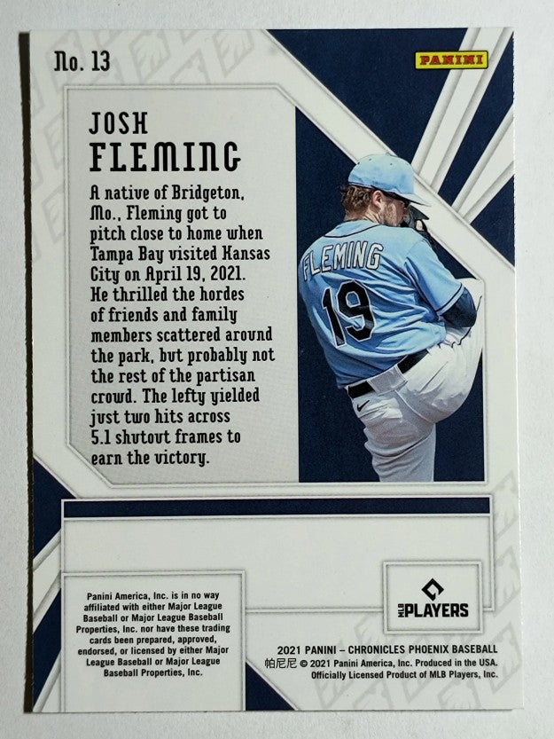 2021 Panini Phoenix #13 Josh Fleming RC
