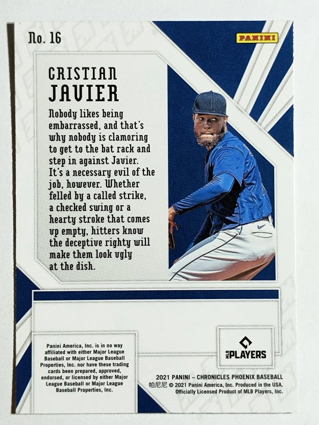 2021 Panini Phoenix #16 Cristian Javier RC