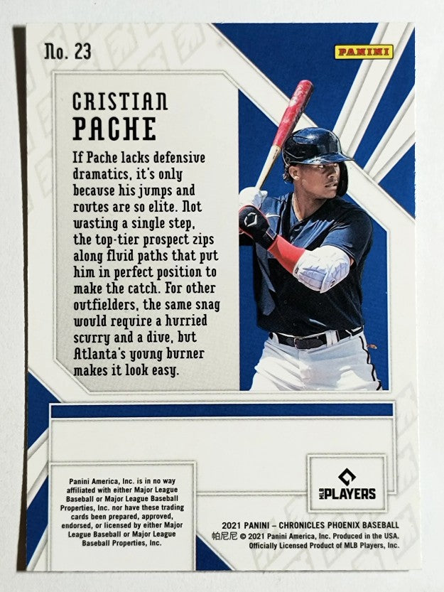 2021 Panini Phoenix #23 Cristian Pache RC