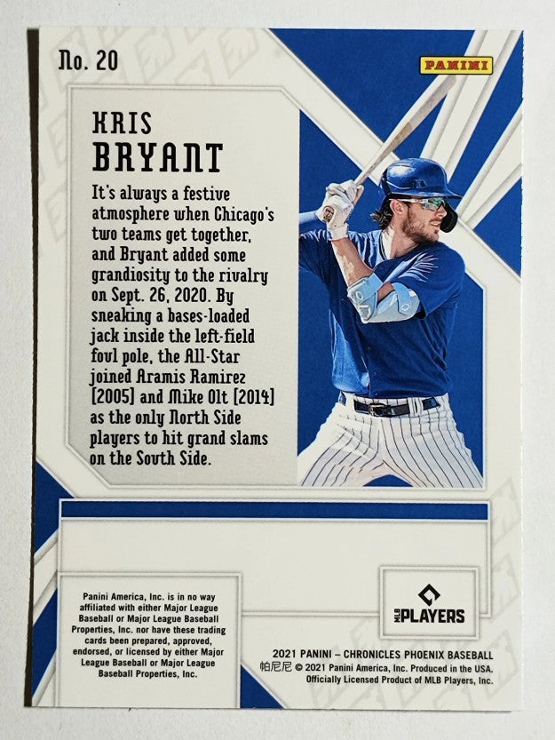 2021 Panini Phoenix Building Blocks #20 Kris Bryant