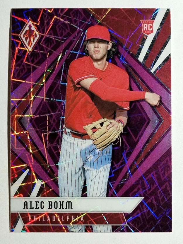 2021 Panini Phoenix Purple Velocity #17 Alec Bohm