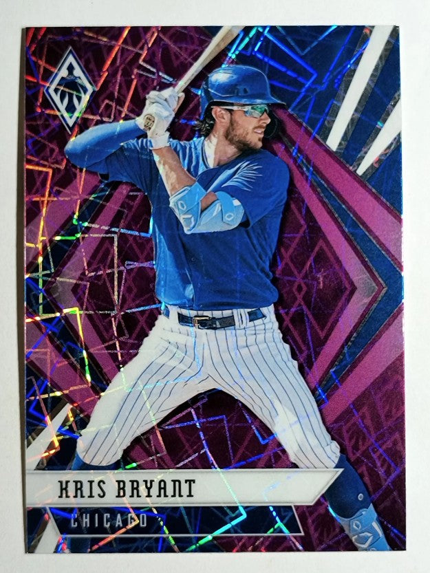 2021 Panini Phoenix Purple Velocity #20 Kris Bryant