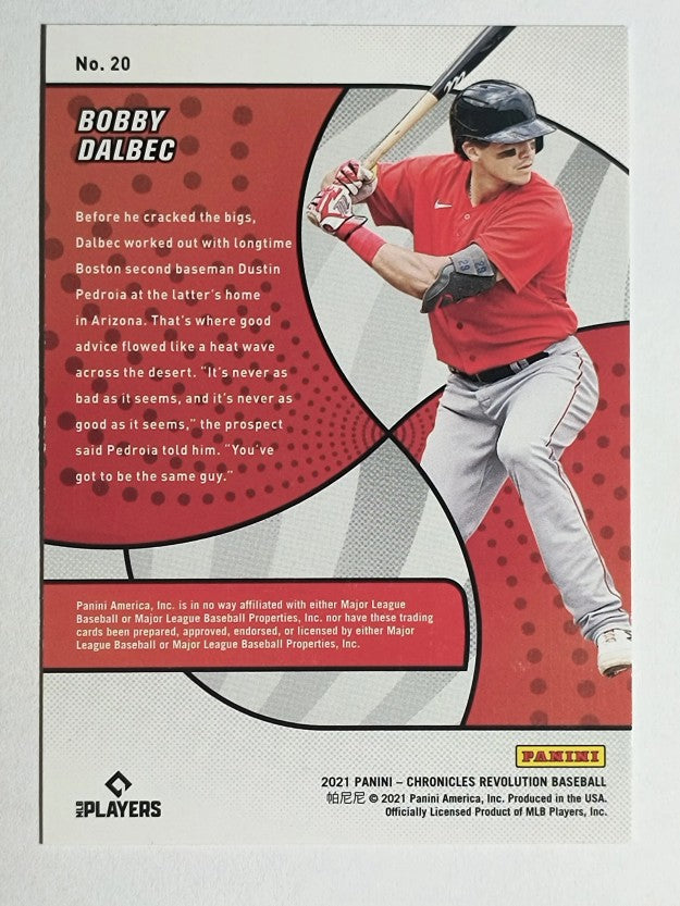 2021 Panini Revolution #20 Bobby Dalbec RC
