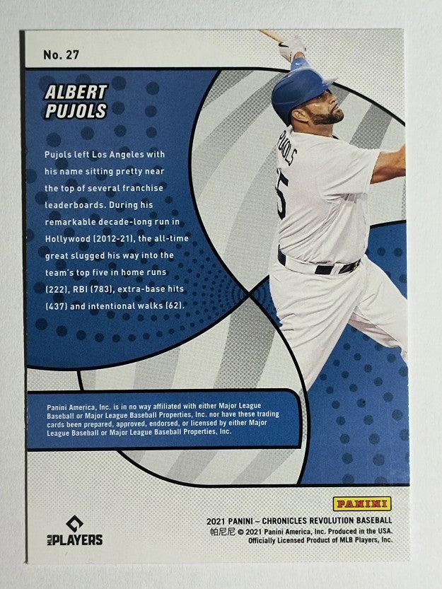 2021 Panini Revolution #27 Albert Pujols