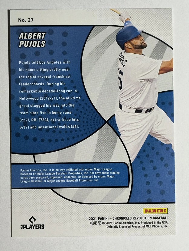 2021 Panini Revolution #27 Albert Pujols