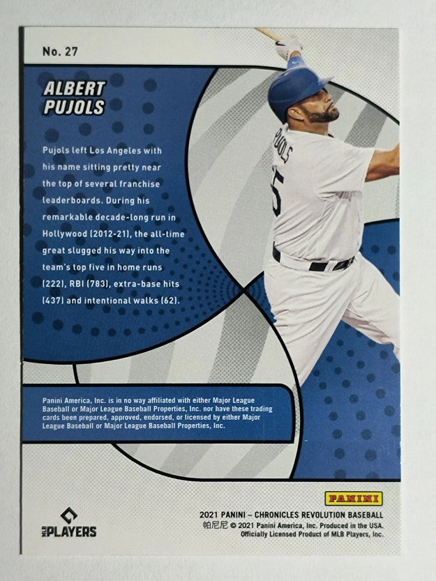 2021 Panini Revolution #27 Albert Pujols