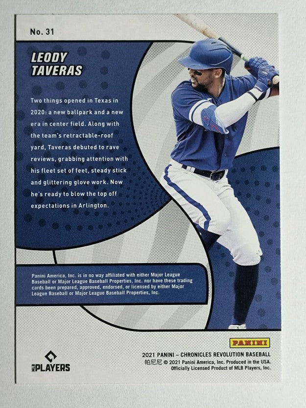 2021 Panini Revolution #31 Leody Taveras RC