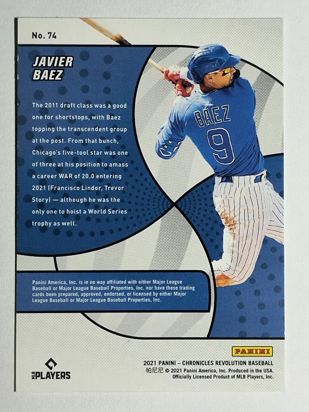 2021 Panini Revolution #74 Javier Baez
