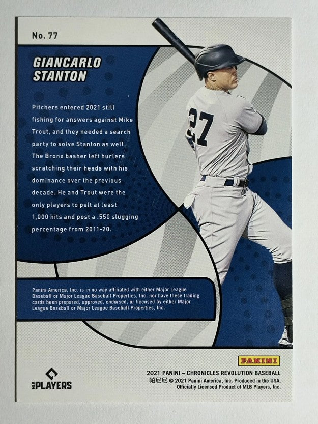 2021 Panini Revolution #77 Giancarlo Stanton