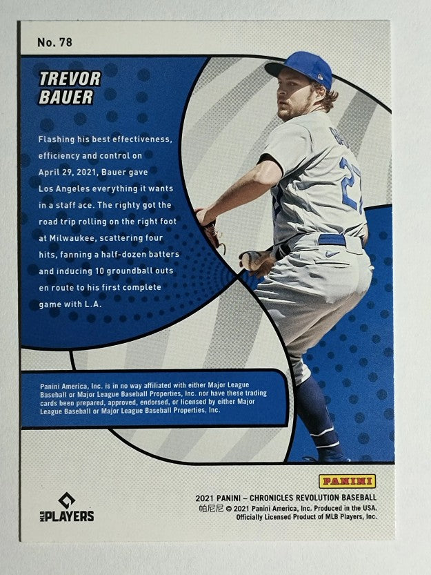 2021 Panini Revolution #78 Trevor Bauer