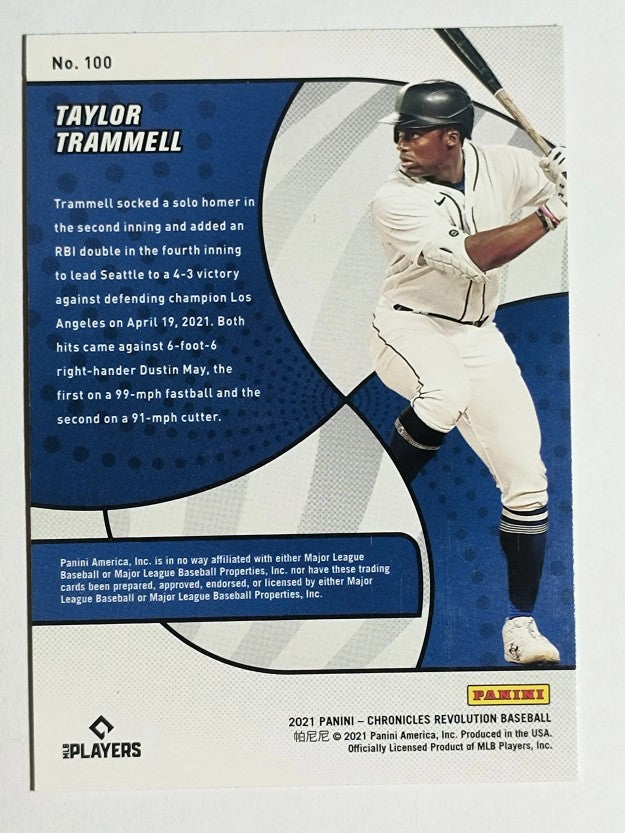2021 Panini Revolution #100 Taylor Trammell RC