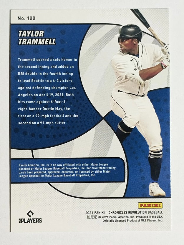 2021 Panini Revolution #100 Taylor Trammell RC