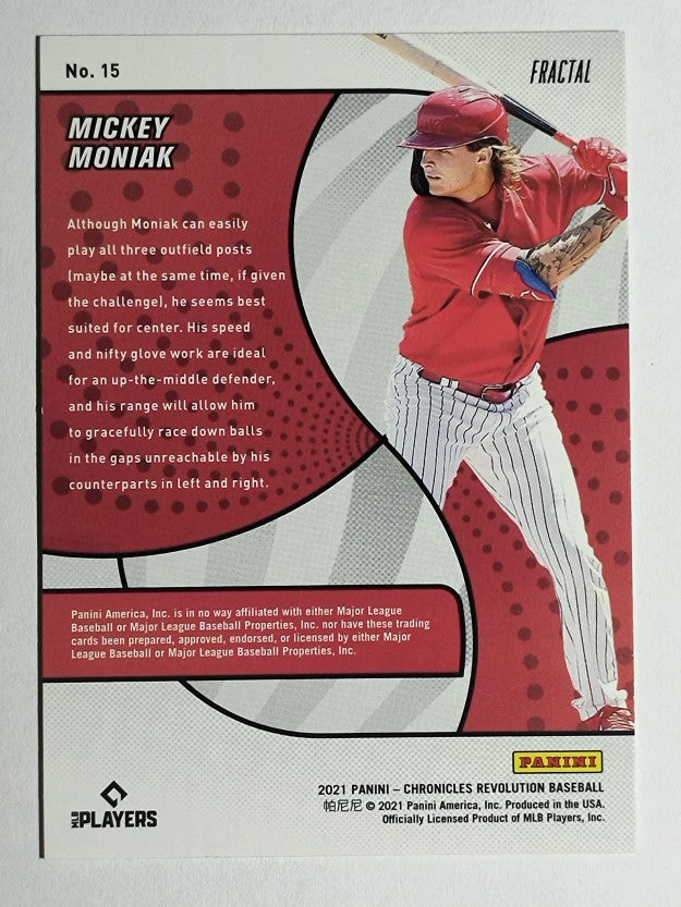 2021 Panini Revolution Fractal #15 Mickey Moniak
