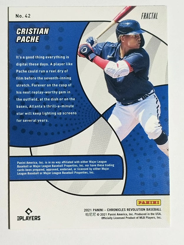 2021 Panini Revolution Fractal #42 Cristian Pache