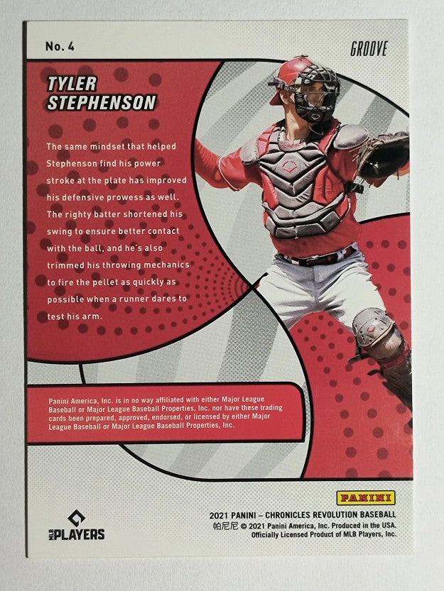2021 Panini Revolution Groove #4 Tyler Stephenson