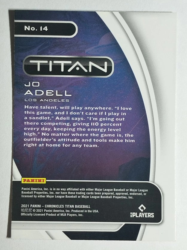 2021 Panini Titan #14 Jo Adell RC