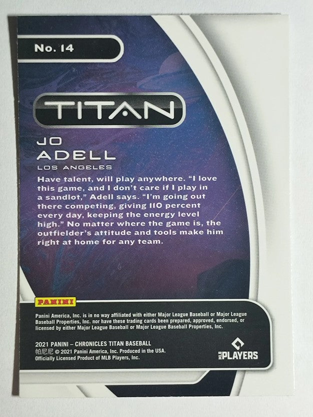 2021 Panini Titan #14 Jo Adell RC