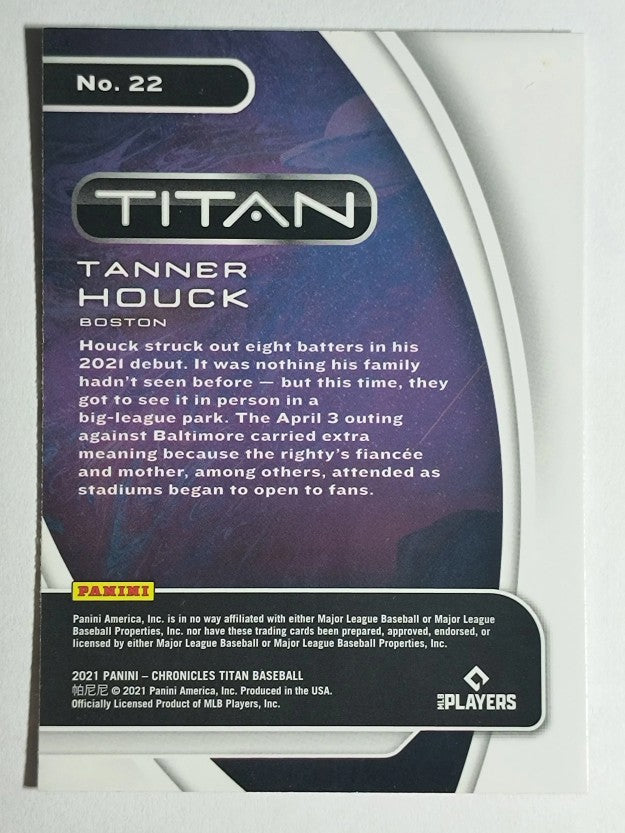 2021 Panini Titan #22 Tanner Houck RC