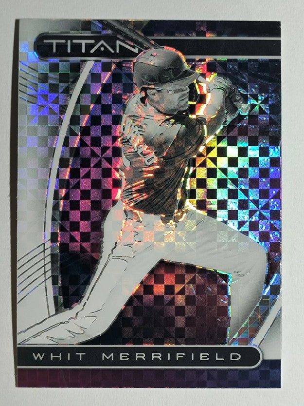 2021 Panini Titan Building Blocks #25 Whit Merrifield