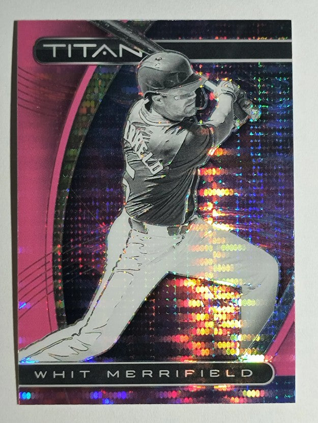 2021 Panini Titan Pink Pulsar #25 Whit Merrifield