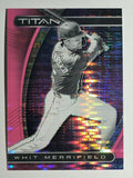 2021 Panini Titan Pink Pulsar #25 Whit Merrifield