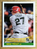 2018 Donruss Variations #242 Mike Trout RETRO