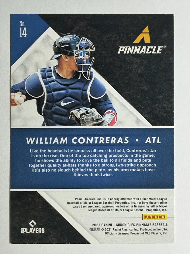 2021 Pinnacle #14 William Contreras RC