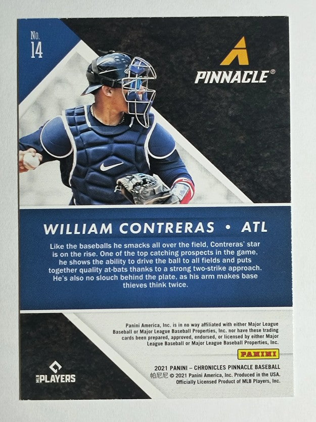 2021 Pinnacle #14 William Contreras RC