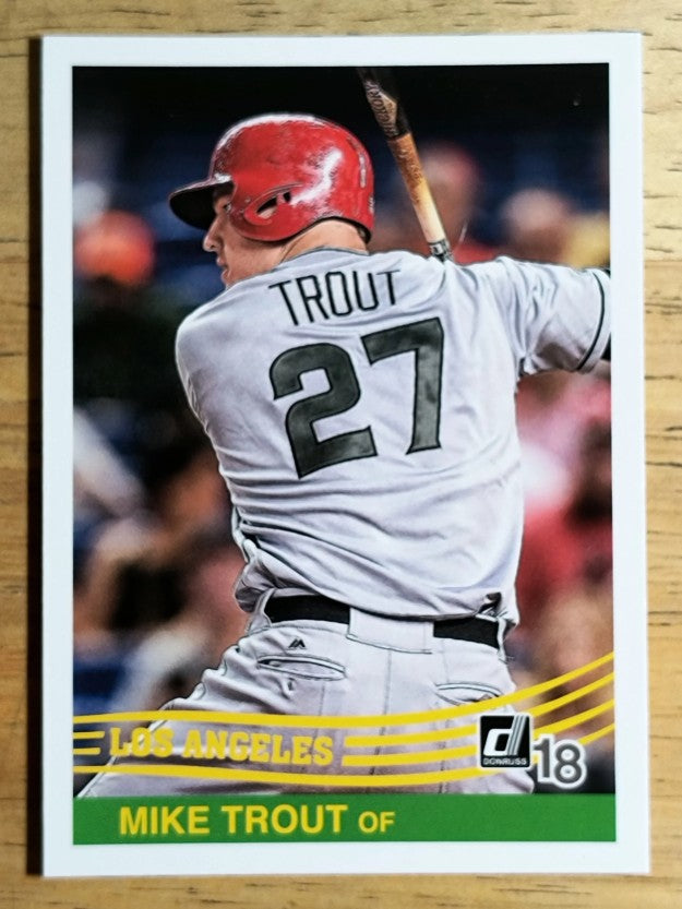 2018 Donruss Variations #242 Mike Trout RETRO